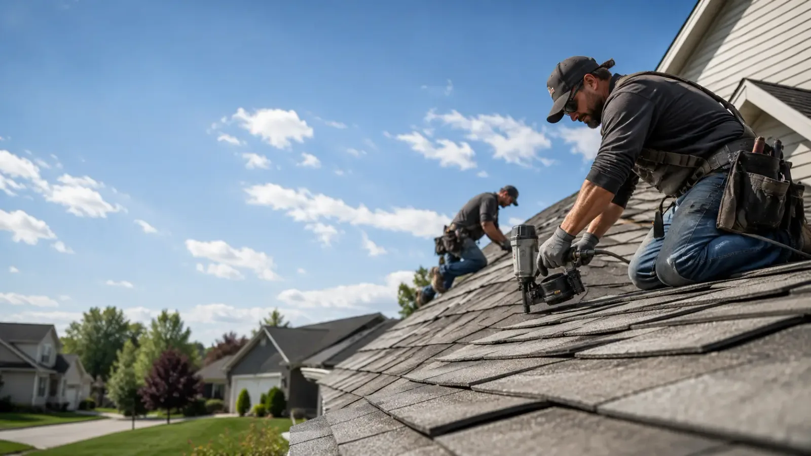 Storm Damage Roof Repair in Albany, IL near me